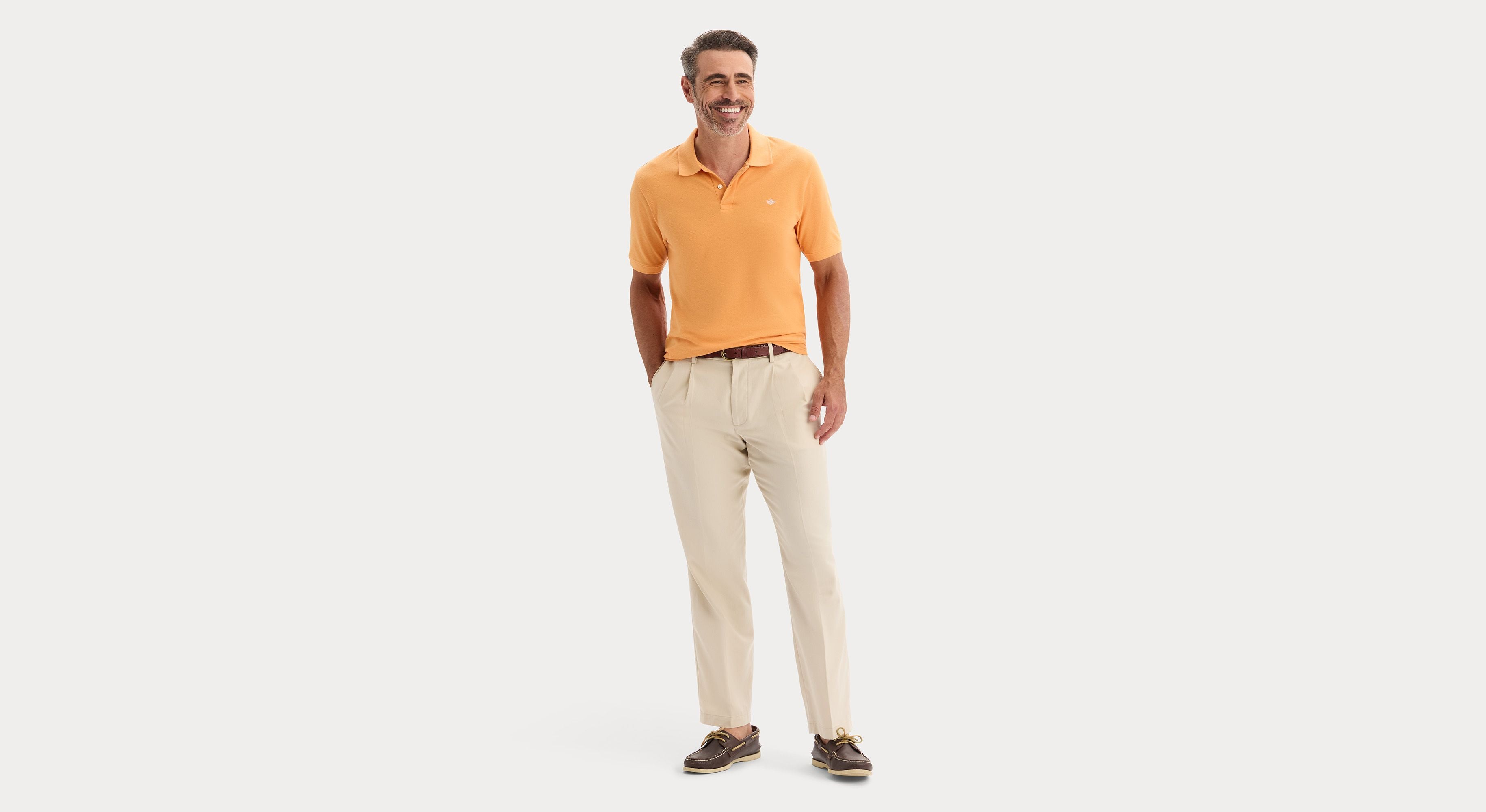 Dockers Signature pantalon homme kaki classic lin