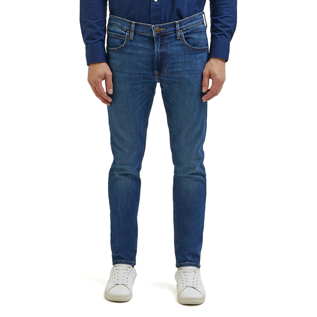 Lee Luke jean droit homme délavé gris