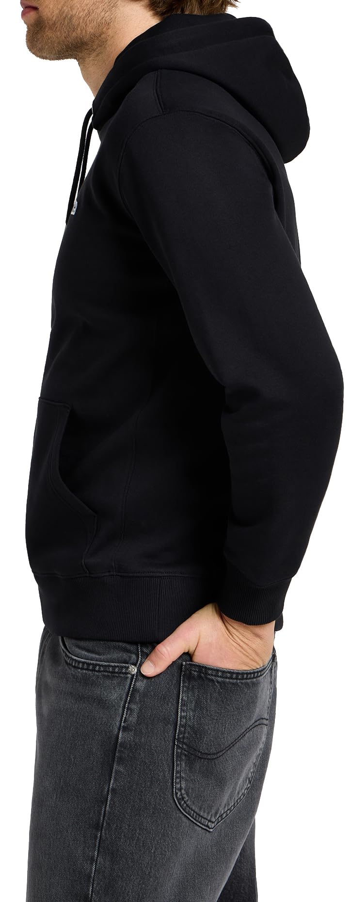 Lee Plain Hoodie sweat capuche homme noir XXL molleton