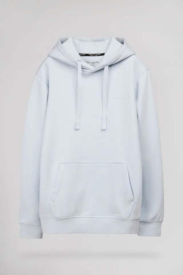 Teddy Smith S-Nark Hoody sweat capuche bleu pastel
