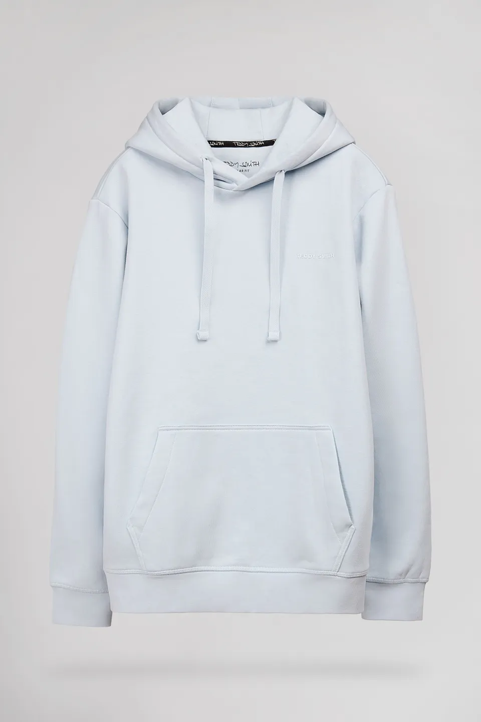 Teddy Smith S-Nark Hoody sweat capuche bleu pastel
