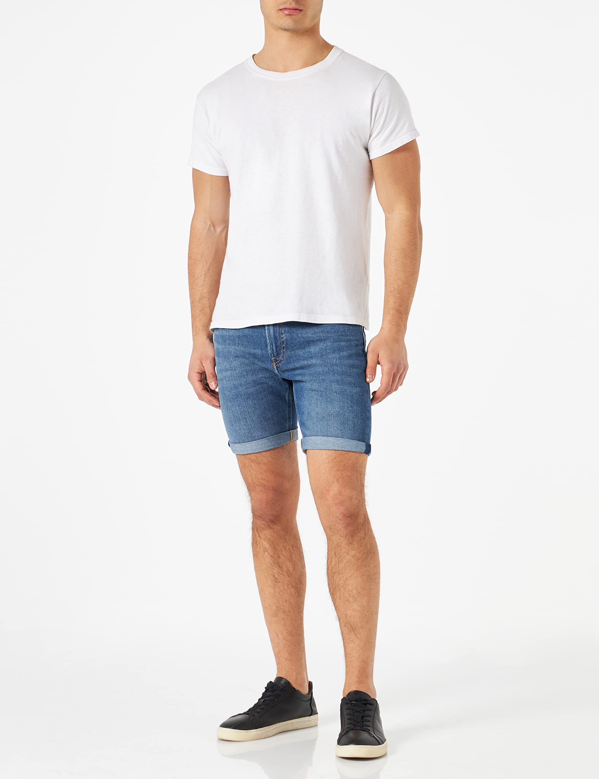 Lee short homme vert militaire coton
