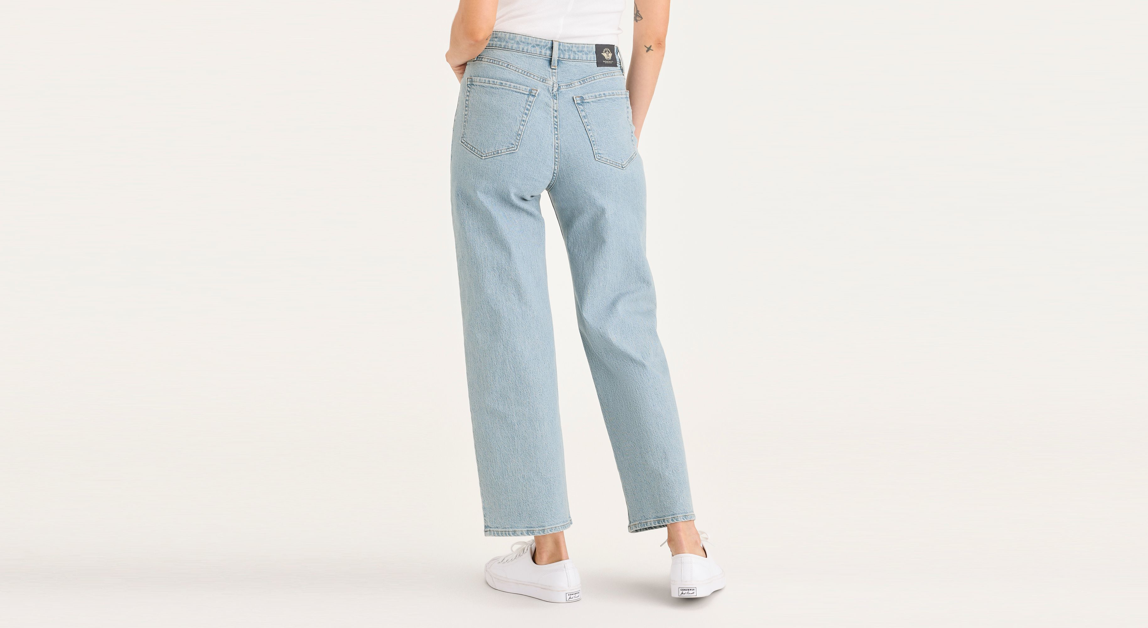 Dockers Sutter High Straight chino femme bleu