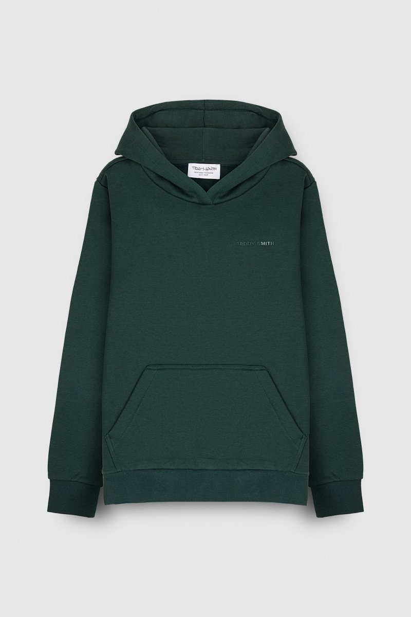 Teddy Smith S-Nark Hoody sweat capuche vert scarabé garçon