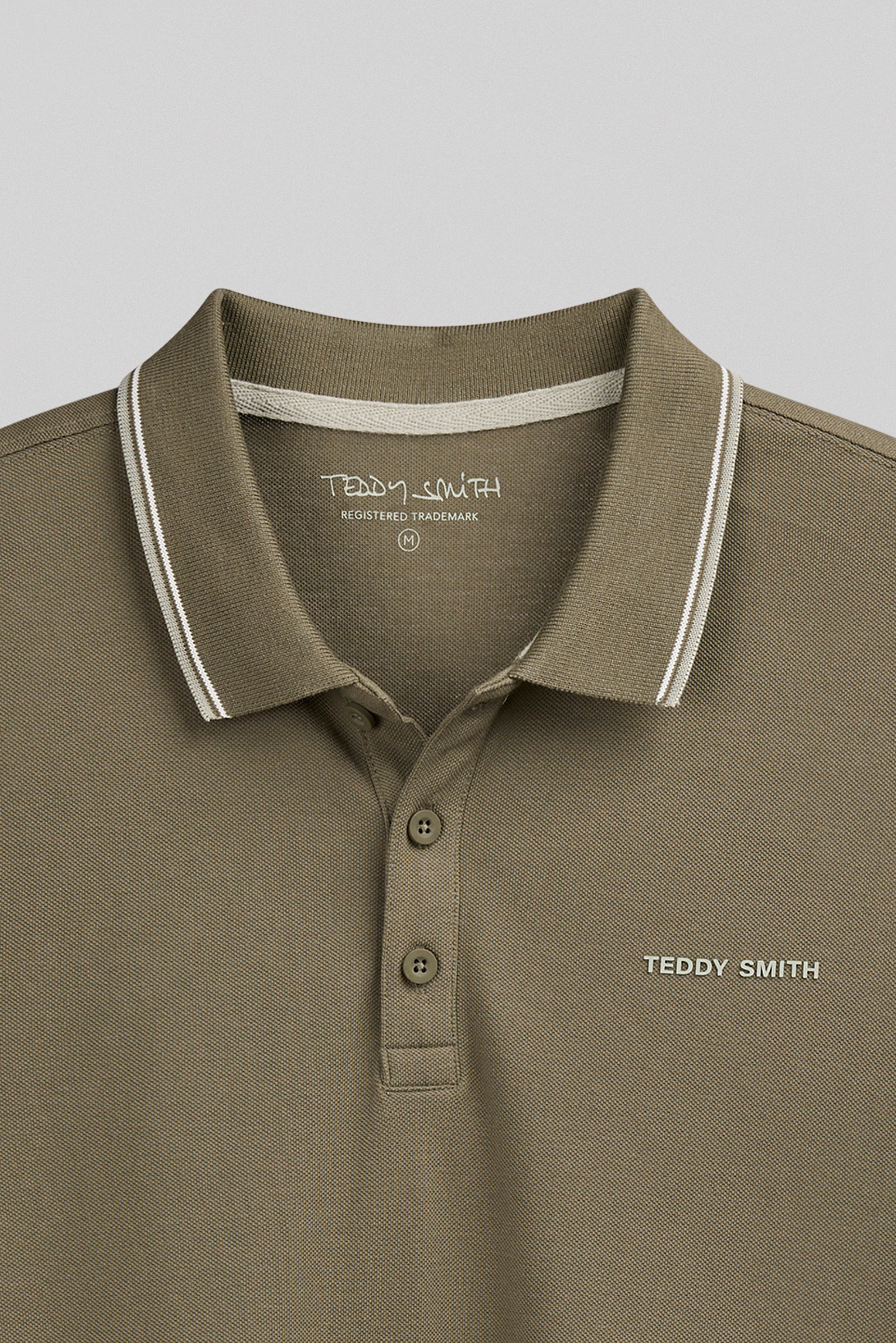 Teddy Smith Pasian 2 MC polo kaki homme