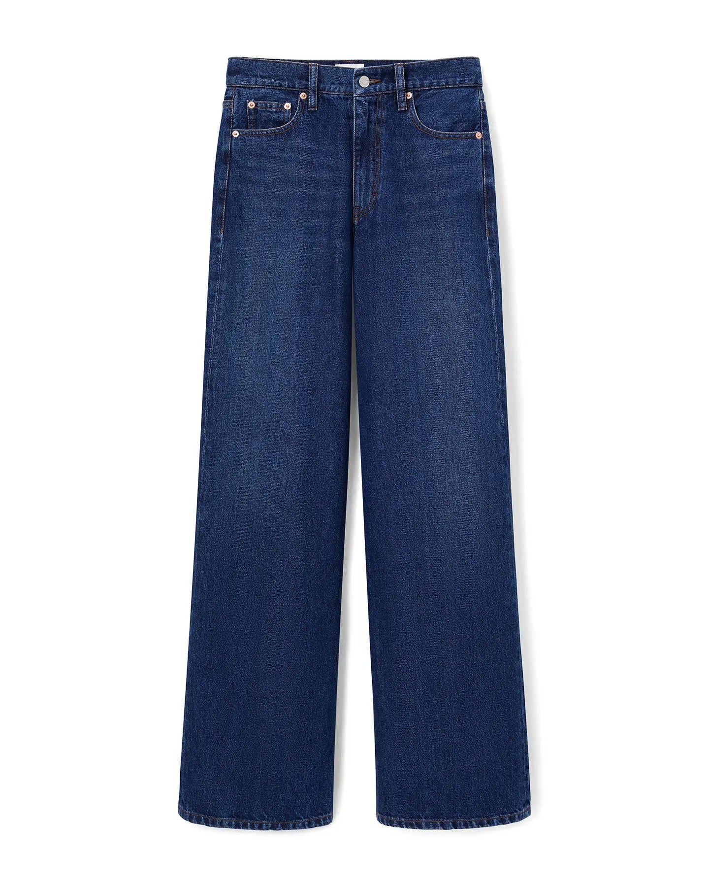 Labdip Sully Long jean droit large bleu stone taille haute