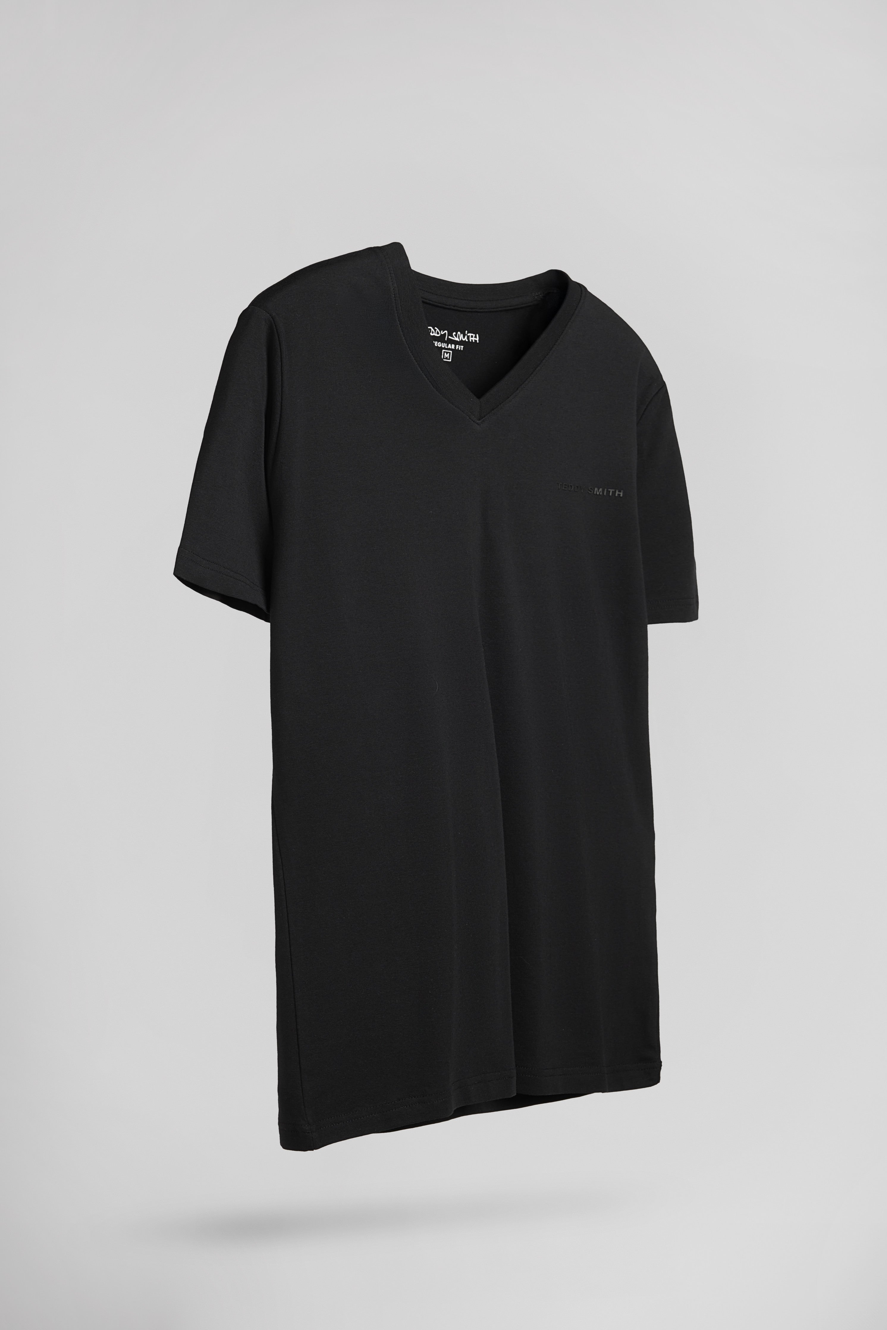 Teddy Smith Tawax 2 Noir t-shirt col V uni
