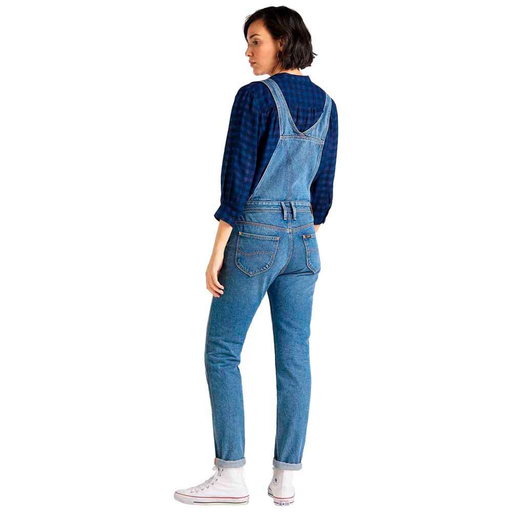 Lee Bib salopette femme jean délavé vintage