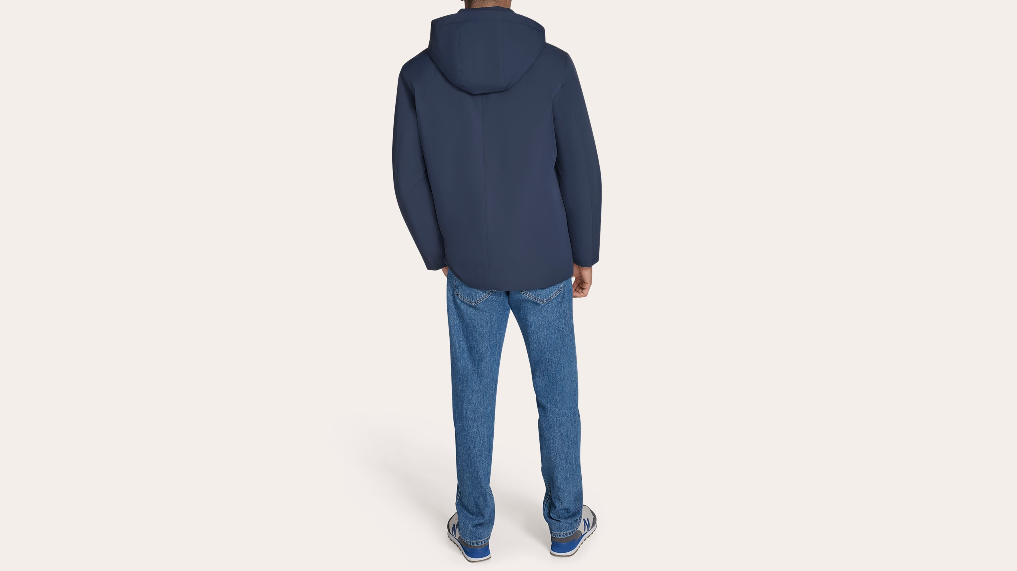 Dockers Go Commuter veste pluie bleue navy M