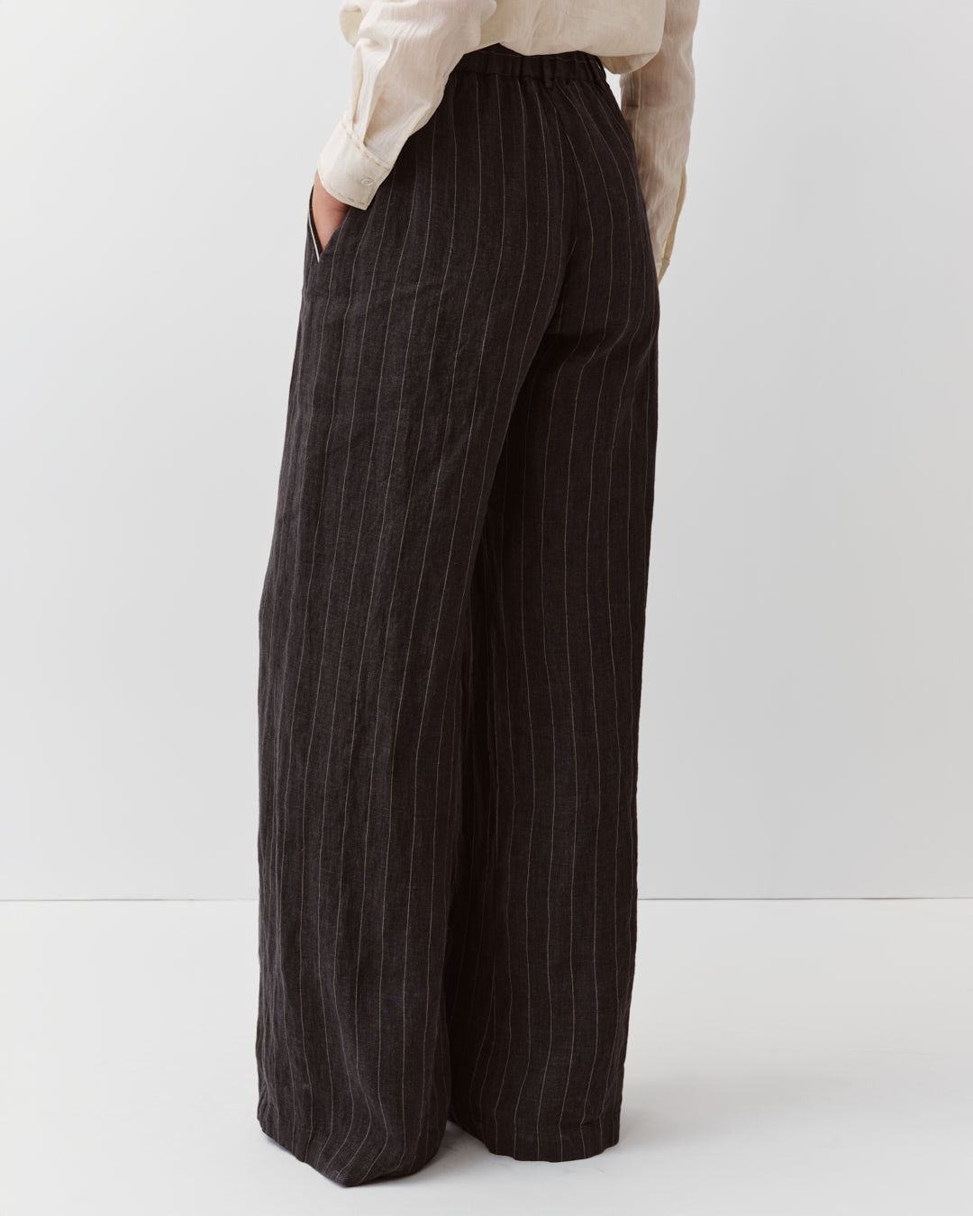 Diega Piedro pantalon noir ecru large