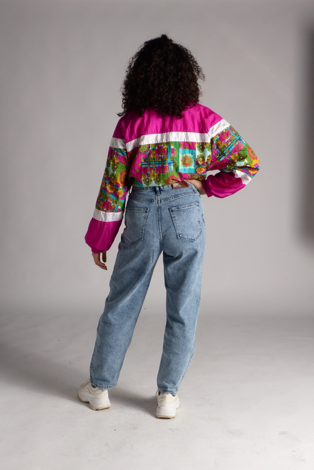 AA Spontané Rétro Mom 80's jean bleu taille haute