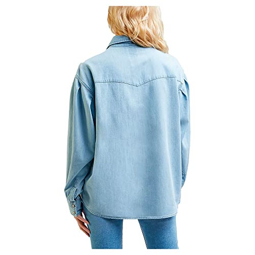 Lee Seasonal chemise western bleu clair en coton