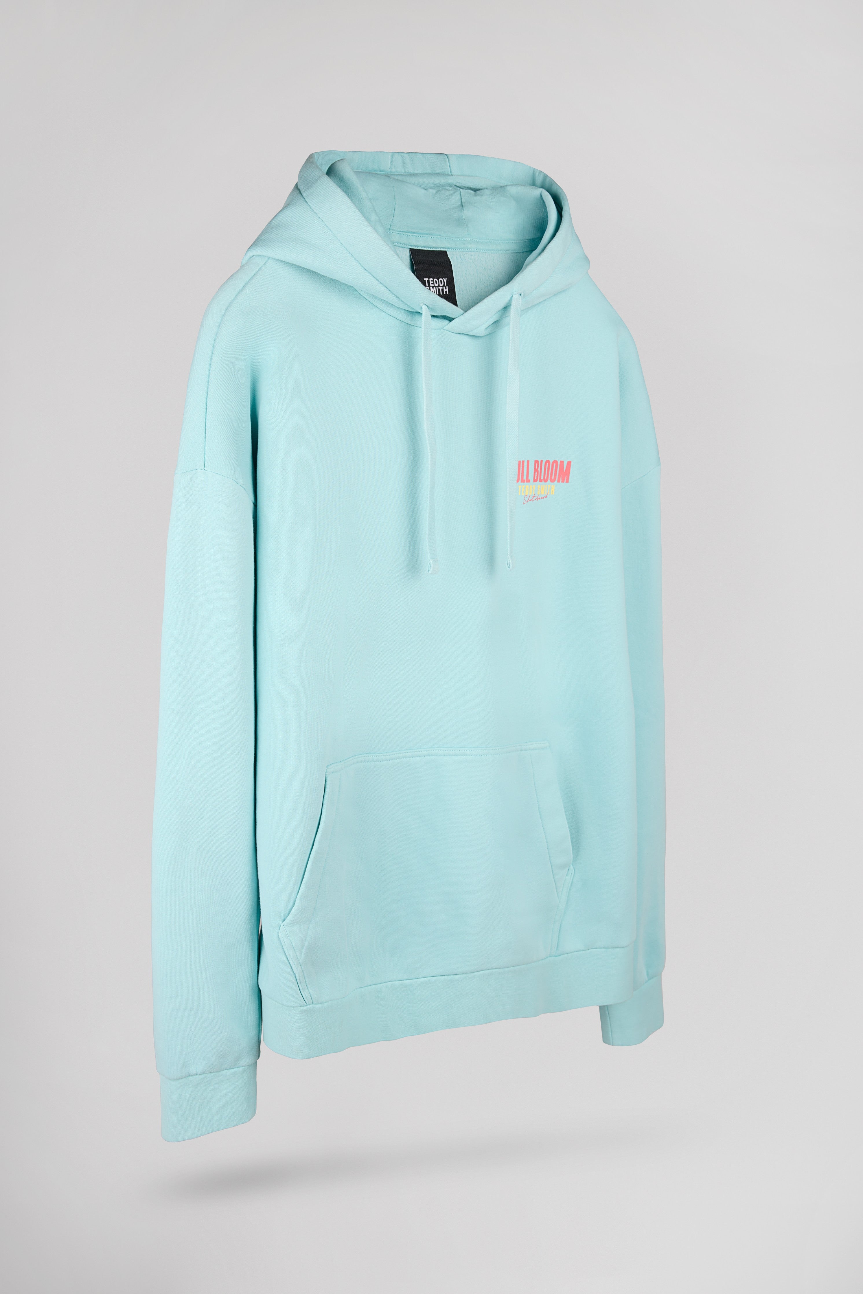 Teddy Smith S-Rima Hoody sweat capuche bleu lagon