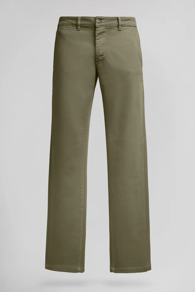 Teddy Smith Pallas Chino Sweat Dyed pantalon kaki slim