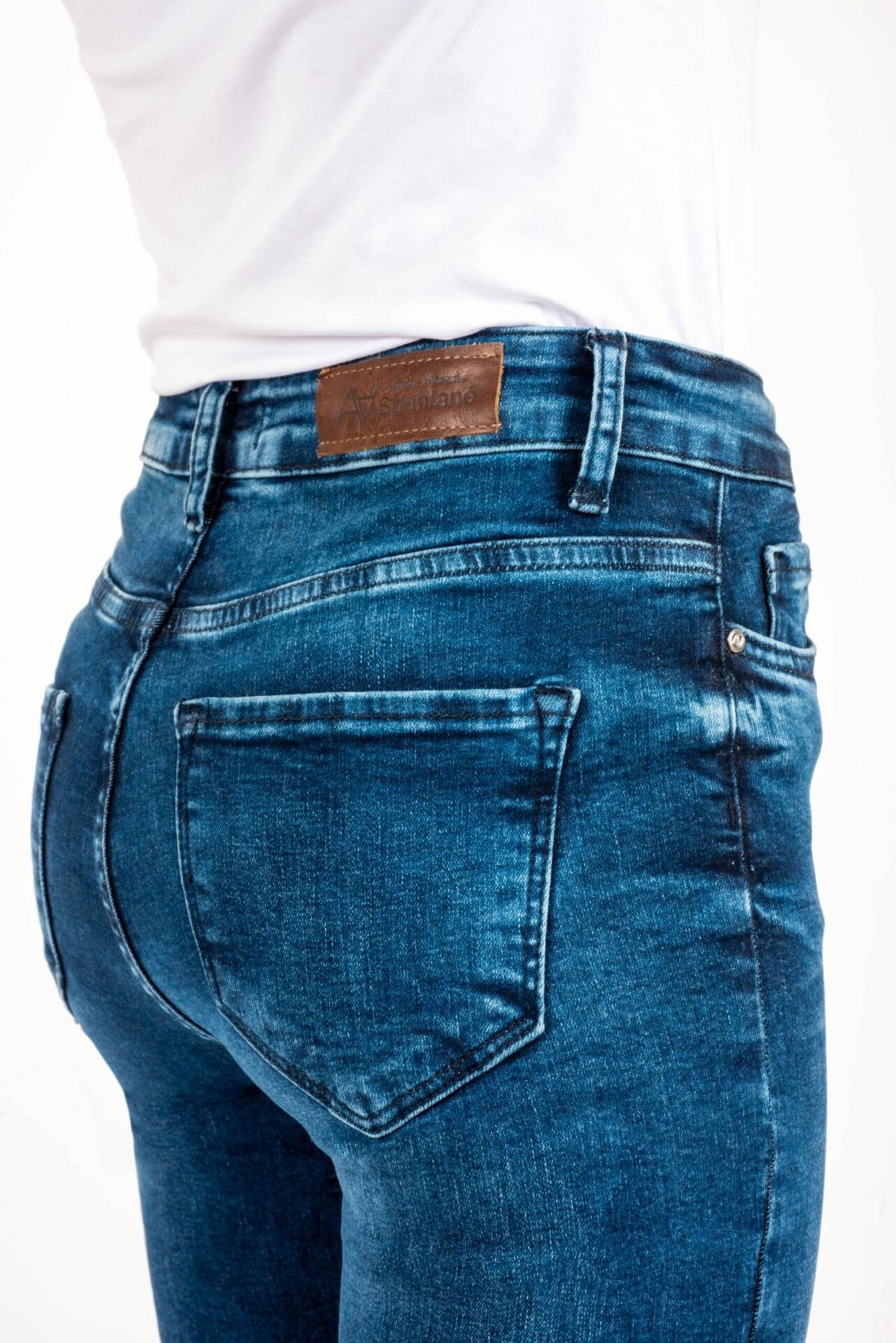 AA Spontané Slim Ultra Confortable jean bleu marine stretch