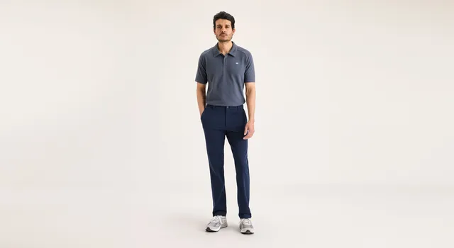 Dockers Go Activeflex chino homme slim bleu marine