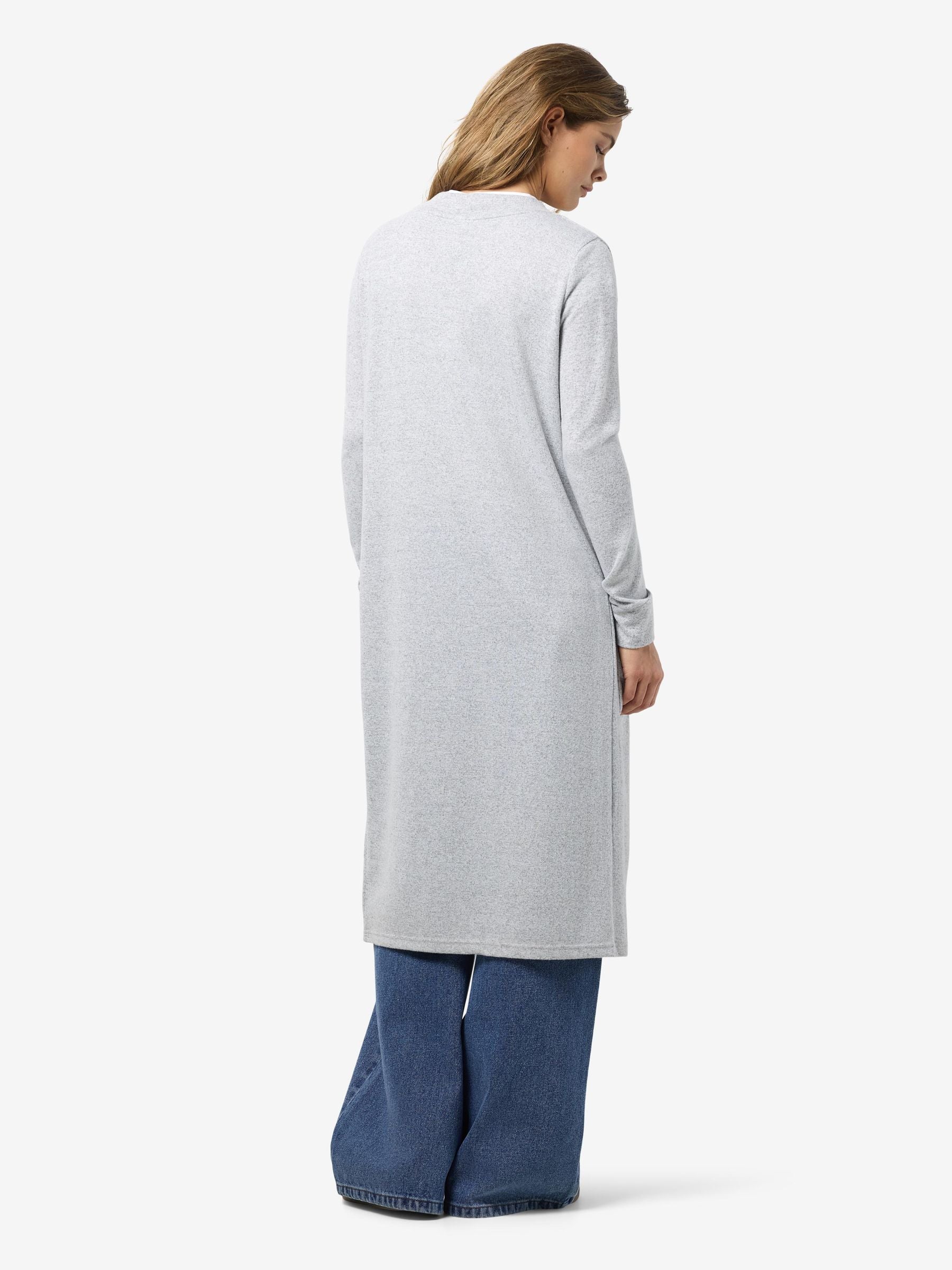 Noisy May cardigan long ouvert doux à poches