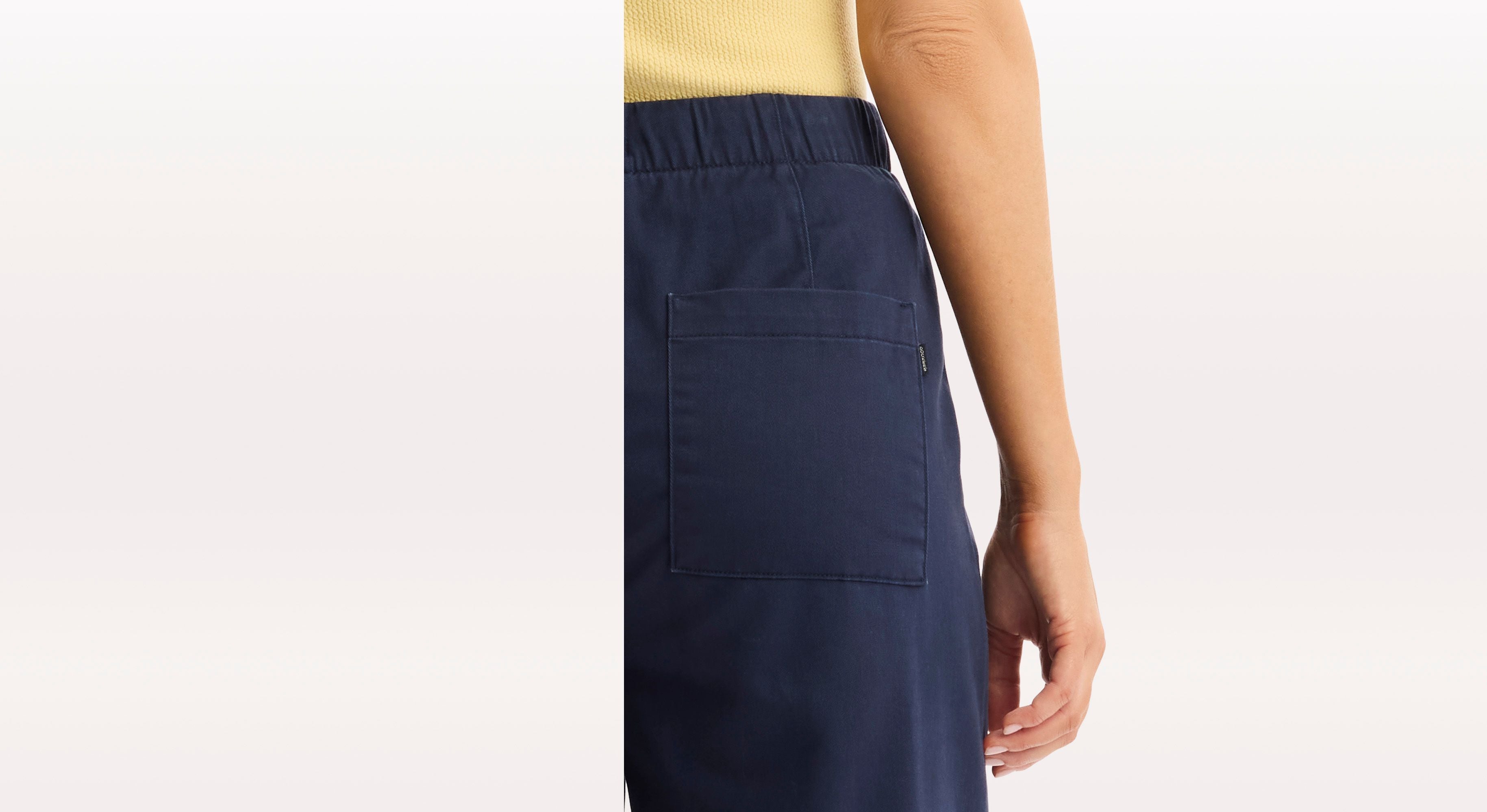 Dockers Drawstring pantalon chino droit bleu cordon