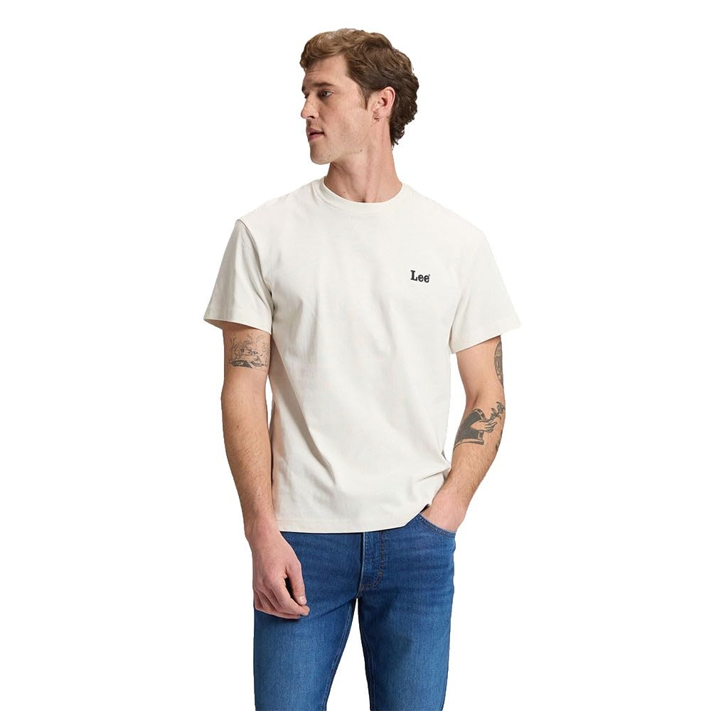Lee SS Small Logo Tee t-shirt homme violet manches courtes
