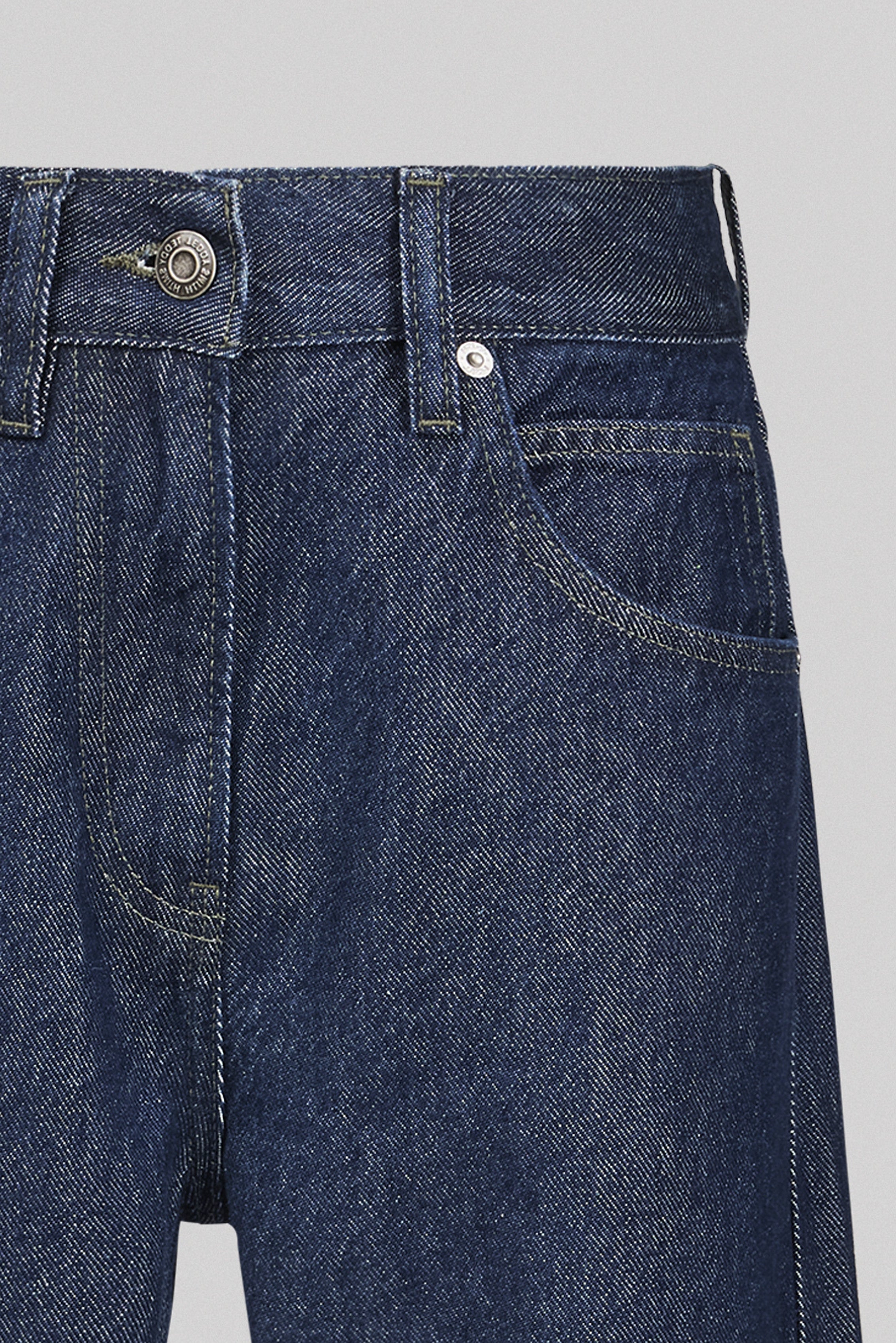 Teddy Smith Memphis Straigh jean dark blue garçon coton