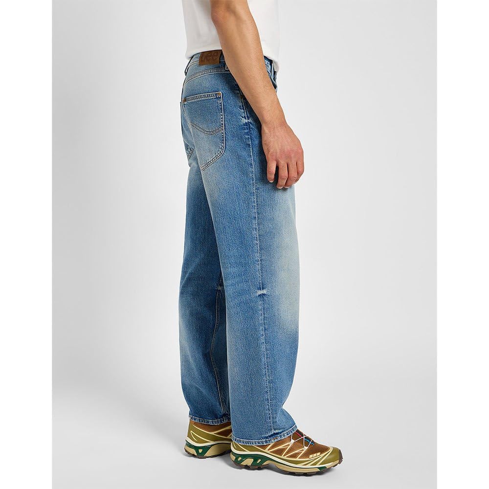 Lee Asher jean homme black star coupe ample