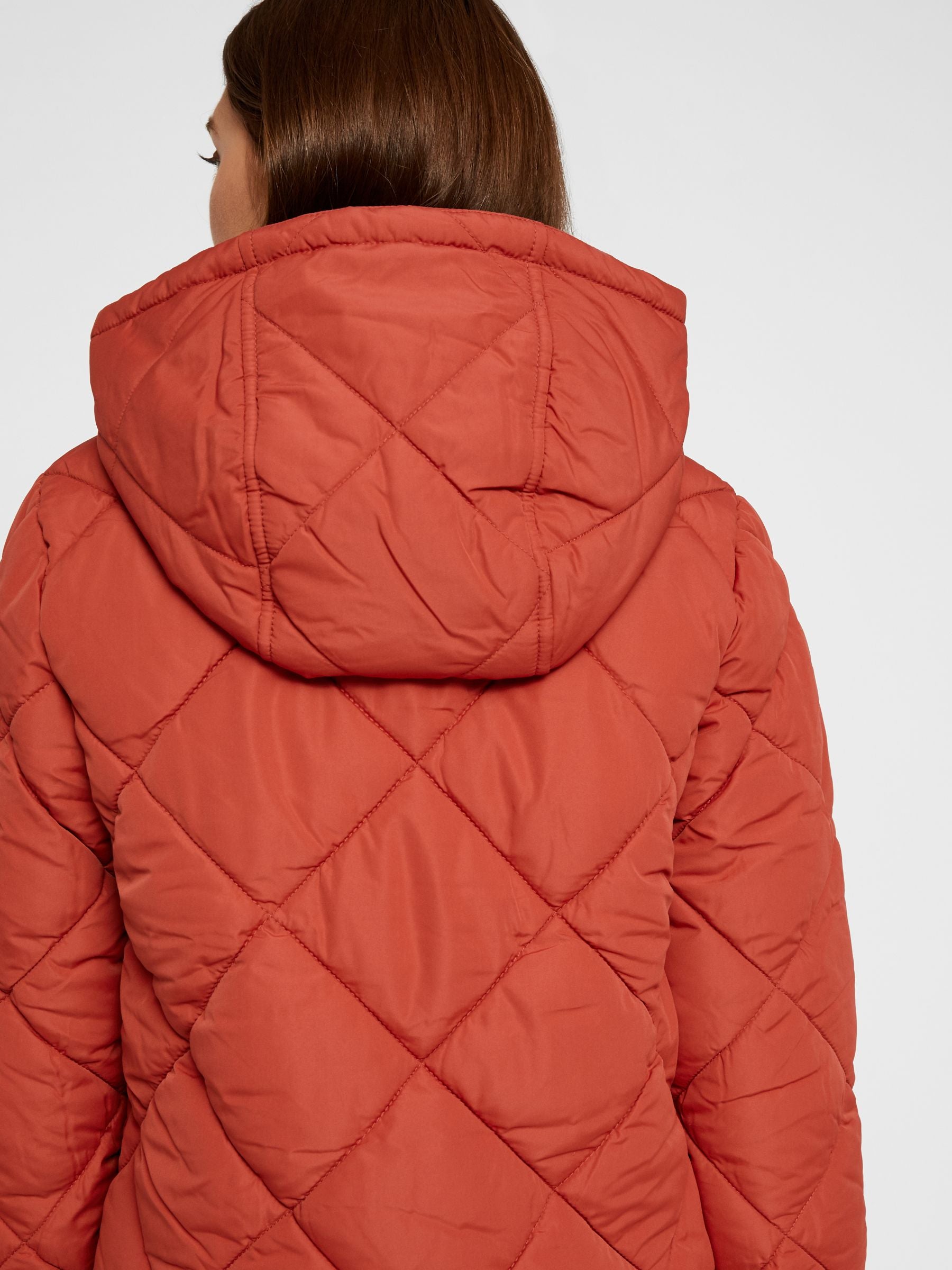 Noisy May veste matelassée droite à capuche respirante