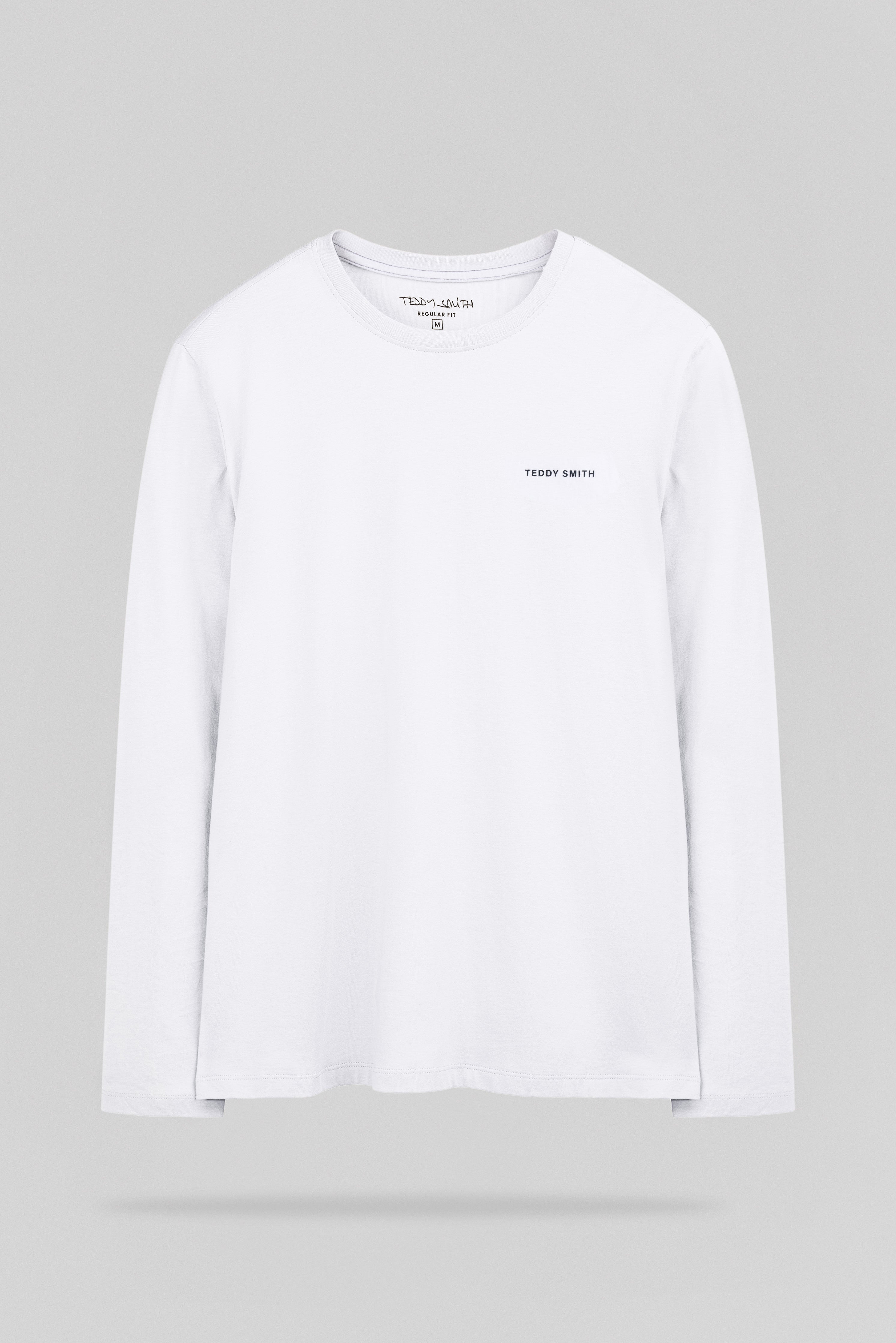 Teddy Smith The Tee 2 ML t-shirt manches longues blanc coton