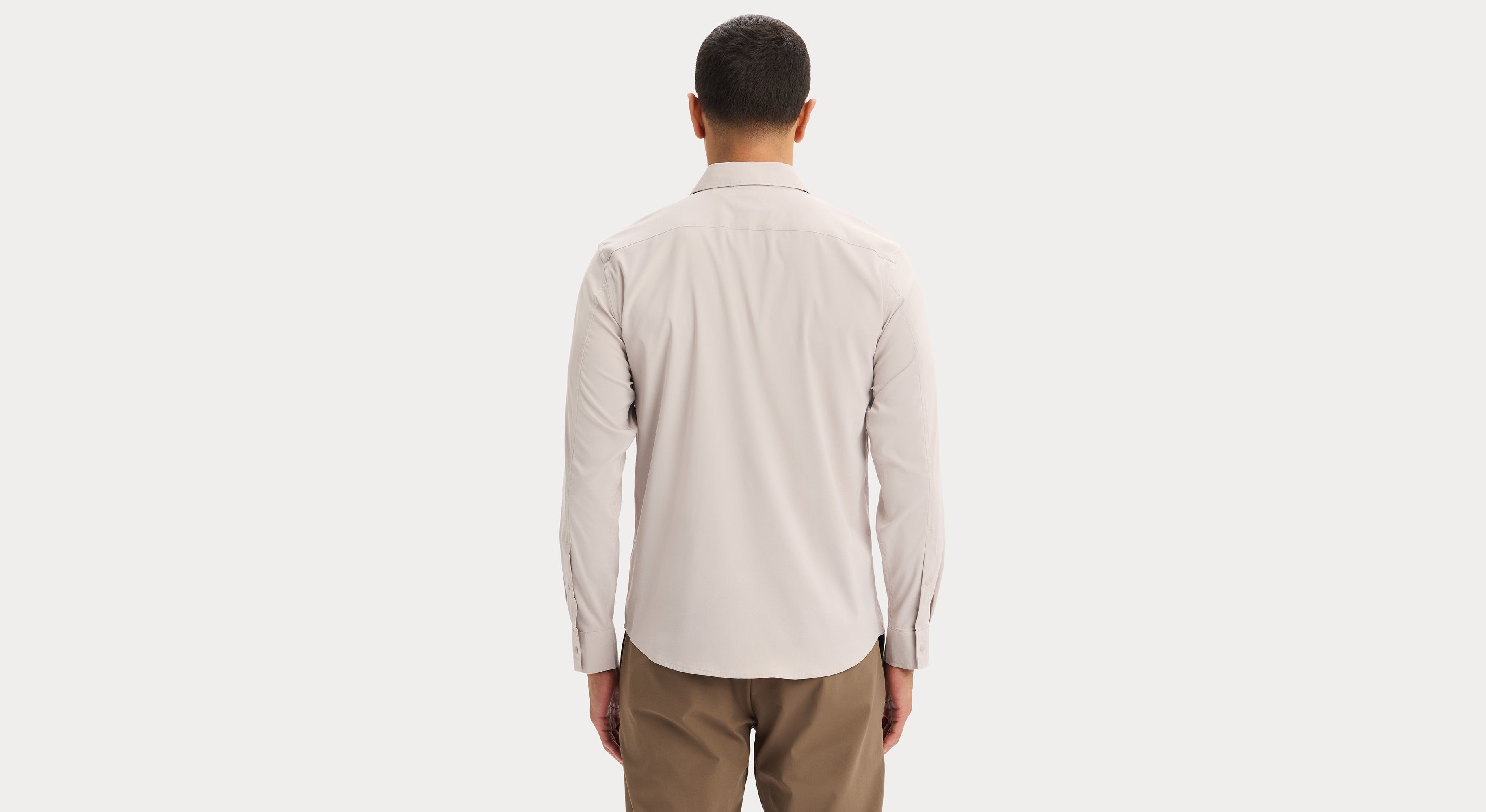 Dockers Go Shirt Chemise manches longues violet stretch