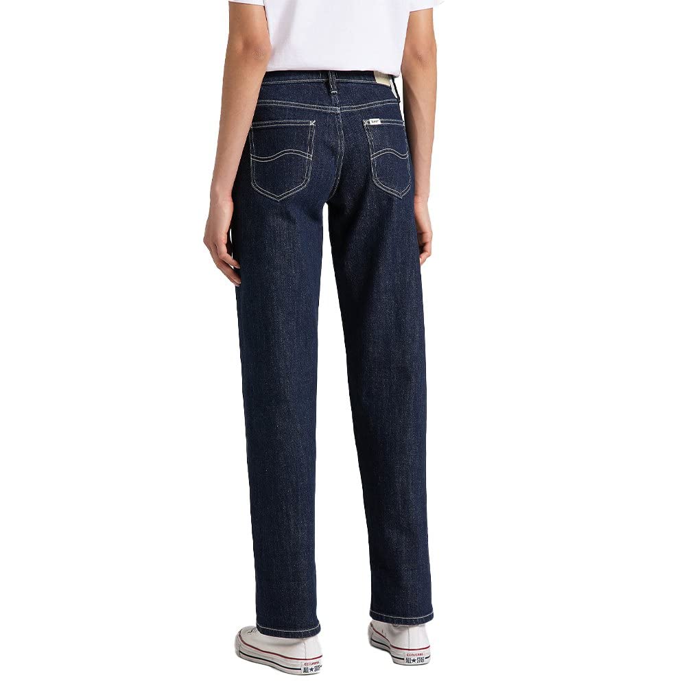 Lee Jane Cuffed jean boyfriend femme rétro clair