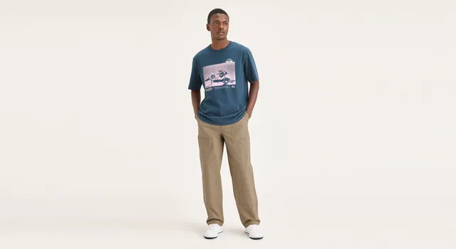 Dockers Eighty-Six pantalon utilitaire beige coupe large