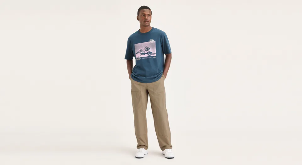 Dockers Eighty-Six pantalon utilitaire beige coupe large