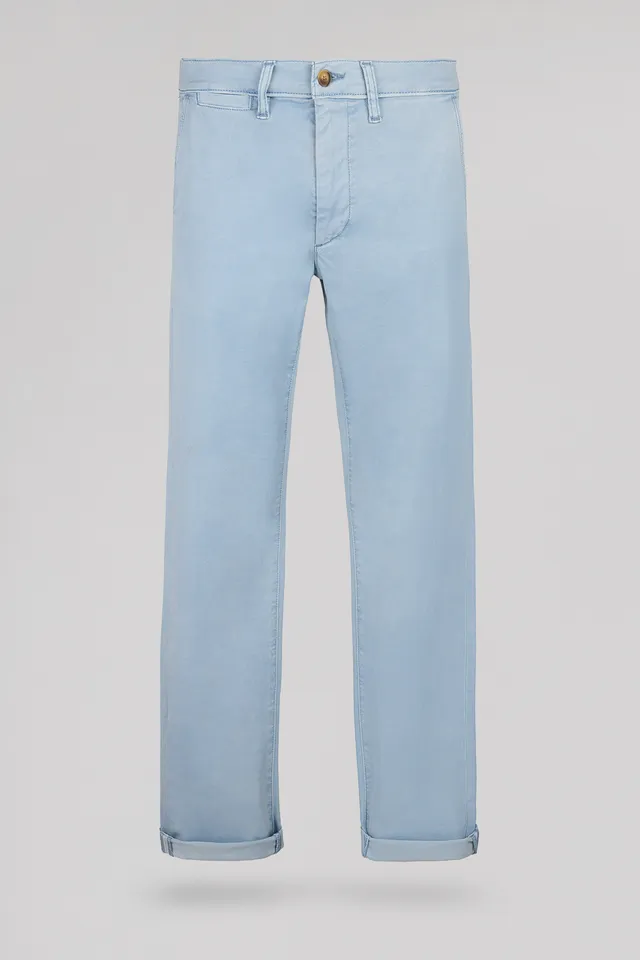 Teddy Smith Pallas Chino JA pantalon slim bleu gris stretch