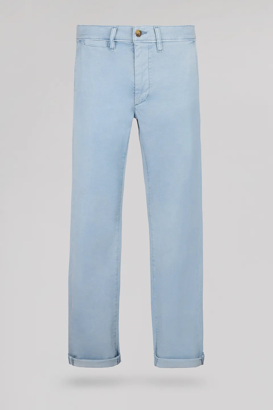 Teddy Smith Pallas Chino JA pantalon slim bleu gris stretch