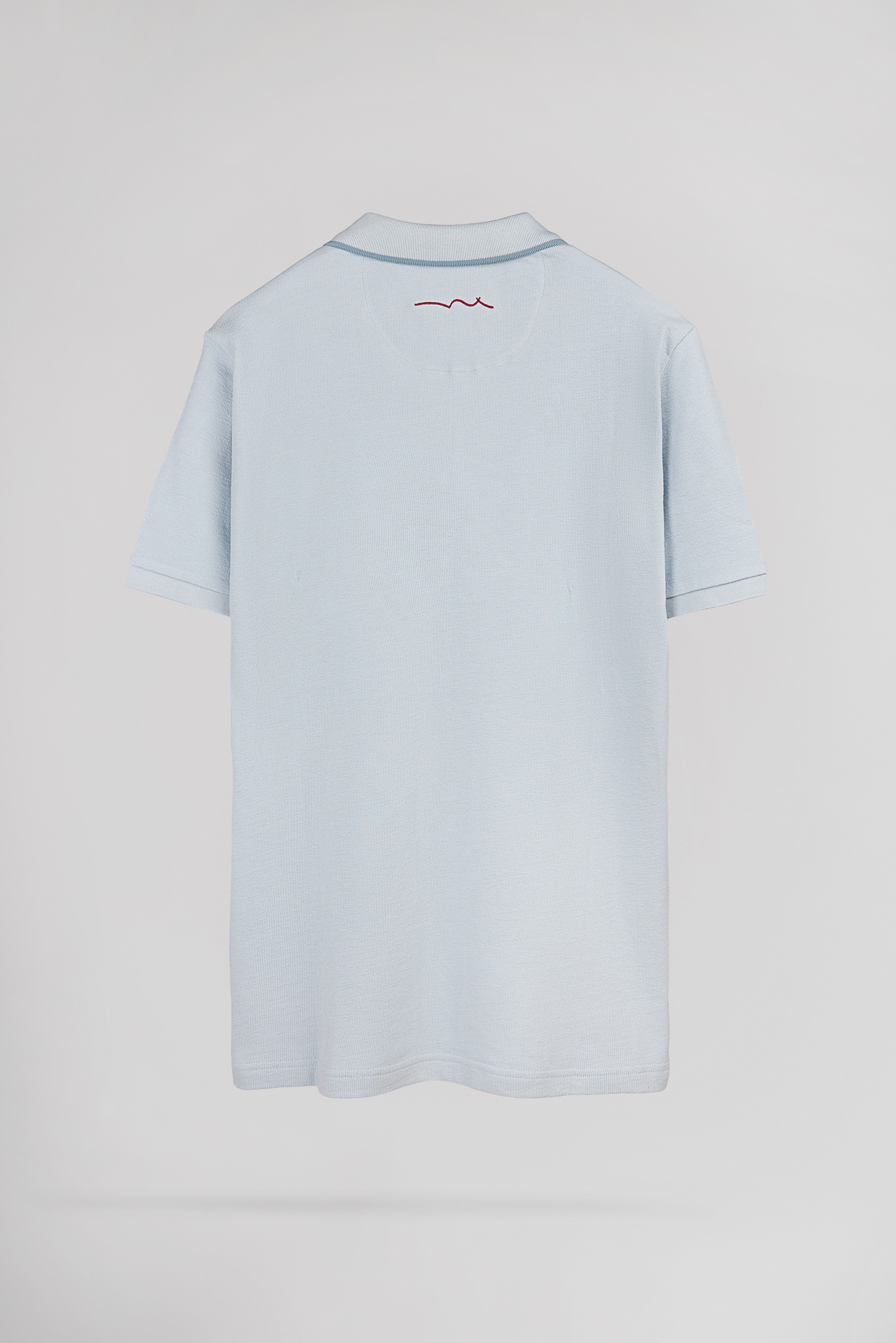 Teddy Smith P-Soner MC polo éponge bleu pastel coton