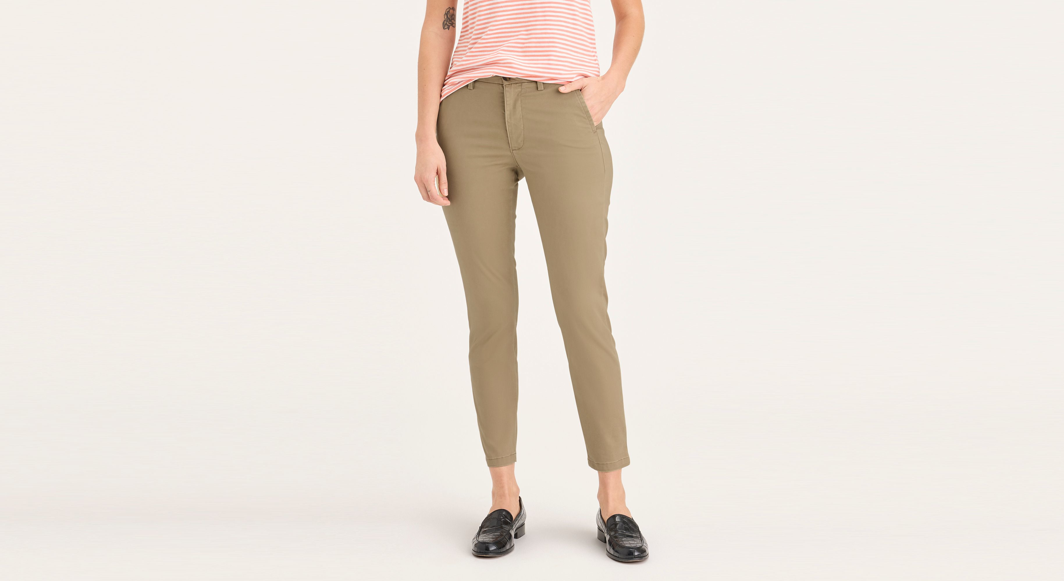 Dockers Weekend Skinny chino femme beige harvest stretch