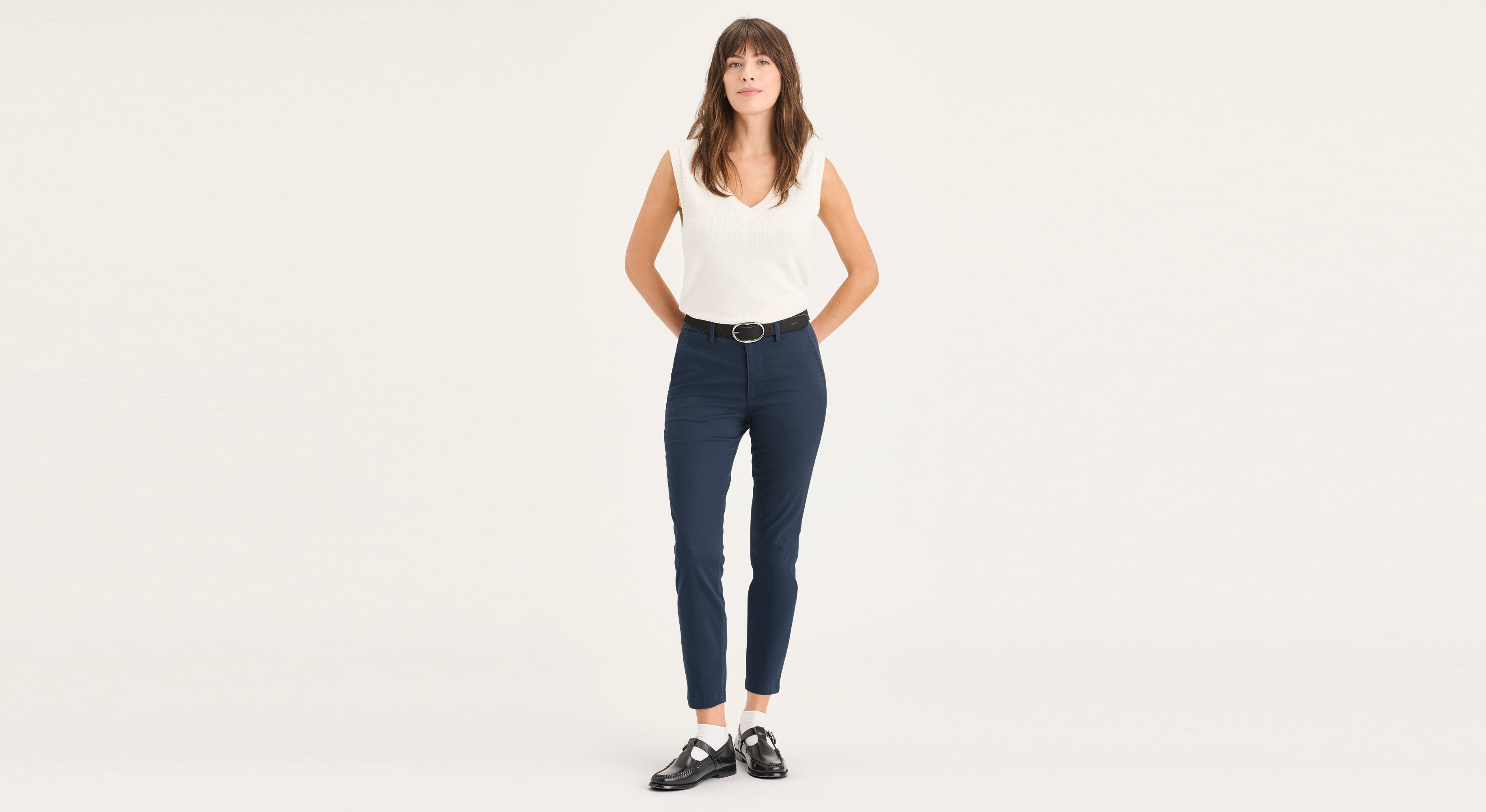 Dockers Weekend Skinny chino femme bleu marine stretch