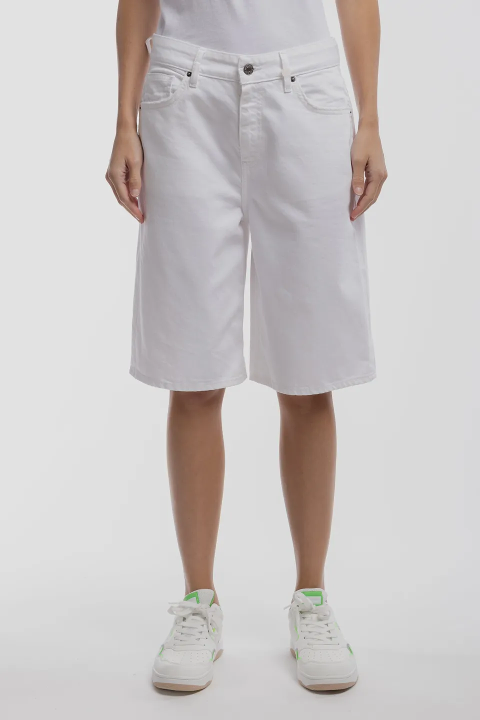 Teddy Smith S-Tomboy SH short blanc taille basse