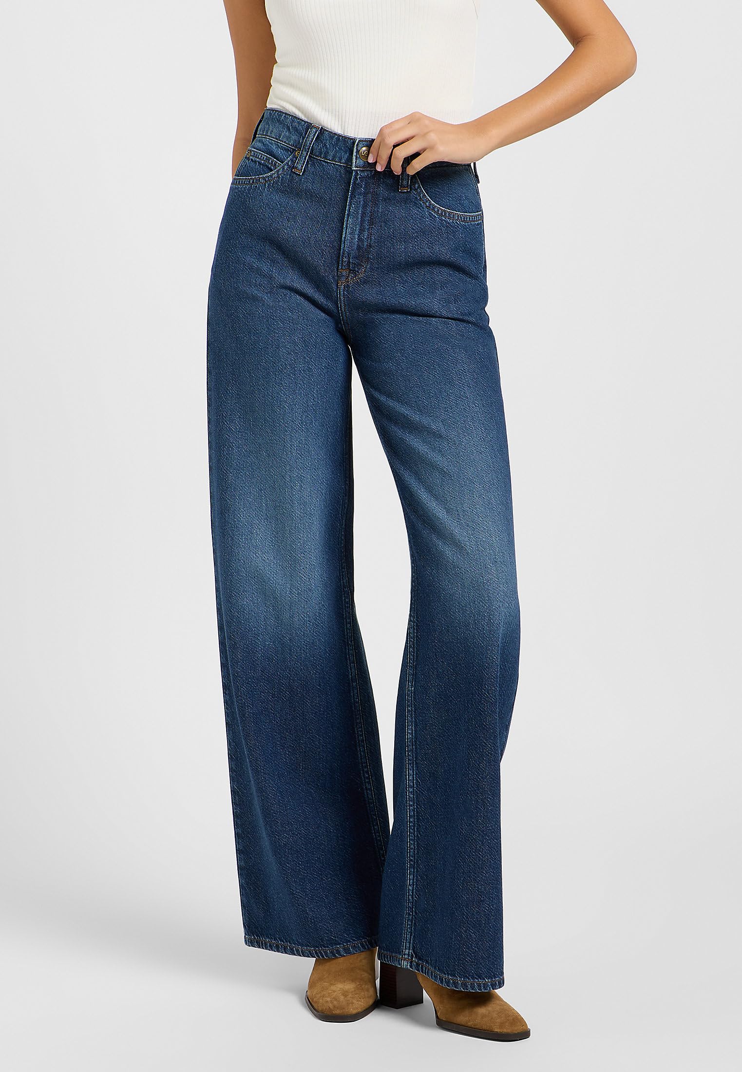Lee Stella A Line jean femme 28W/31L coupe évasée