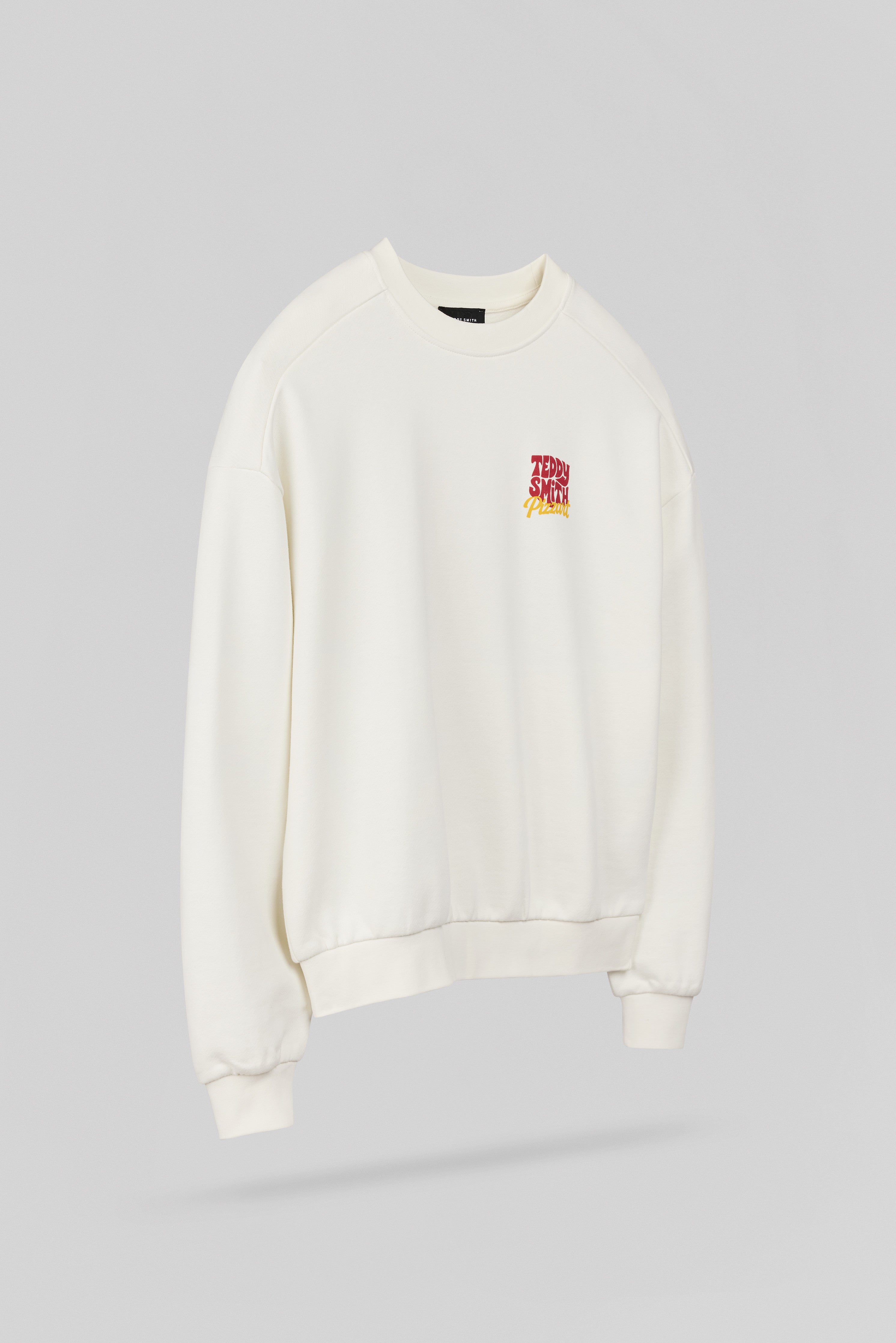 Teddy Smith S-Ely RC JR sweat blanc fille