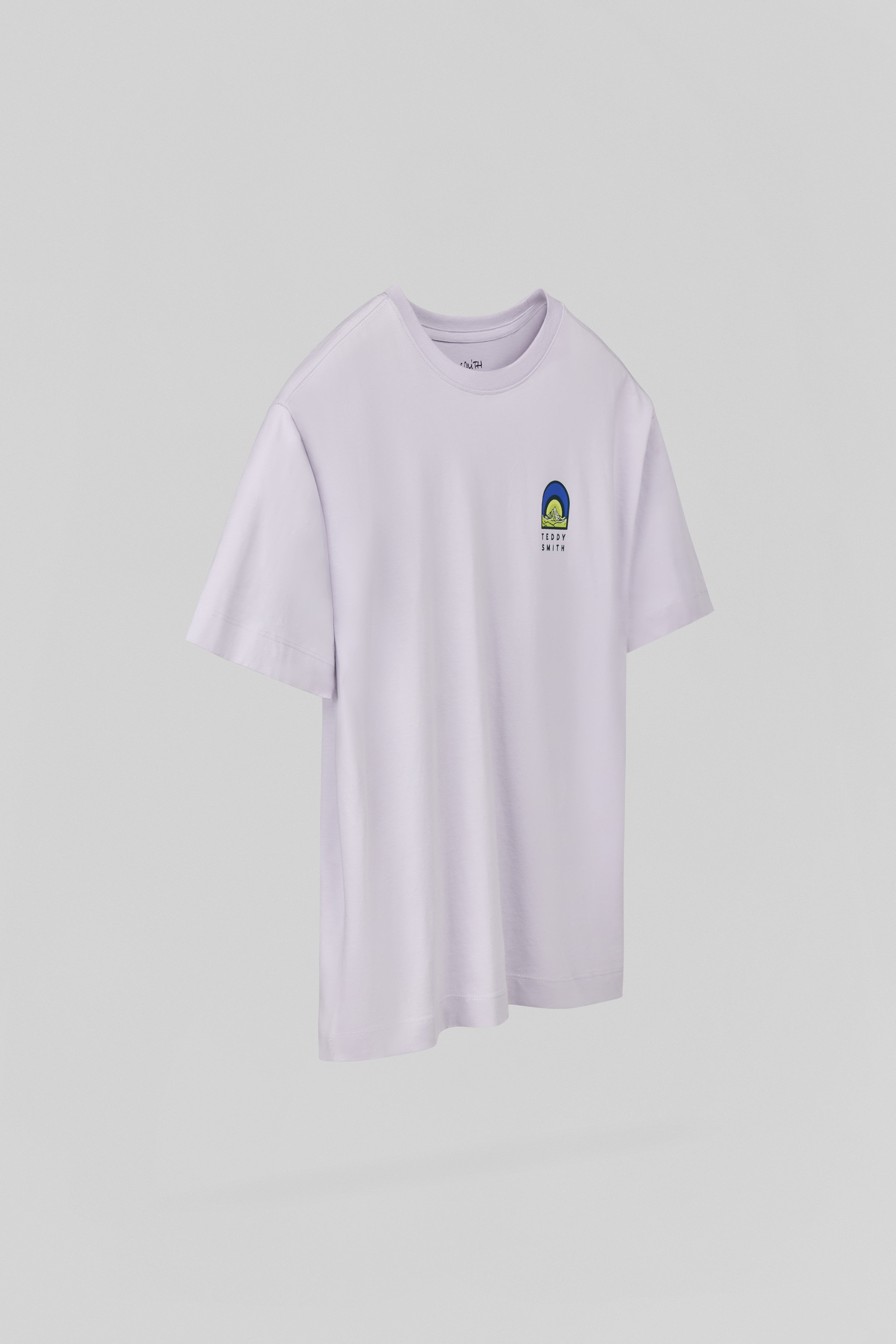 Teddy Smith T-Anik MC JR t-shirt garçon lavande coton