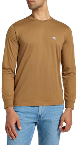 Lee Patch Logo LS tee-shirt homme Glazed Ginger