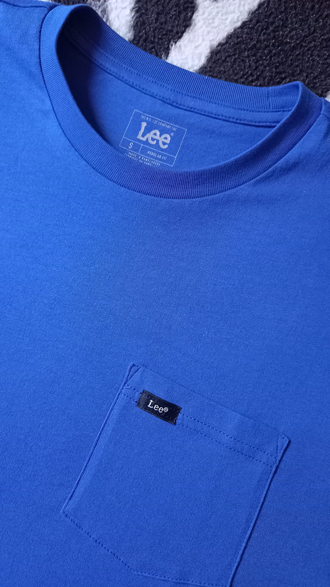 Lee Poche t-shirt homme S rouille coton