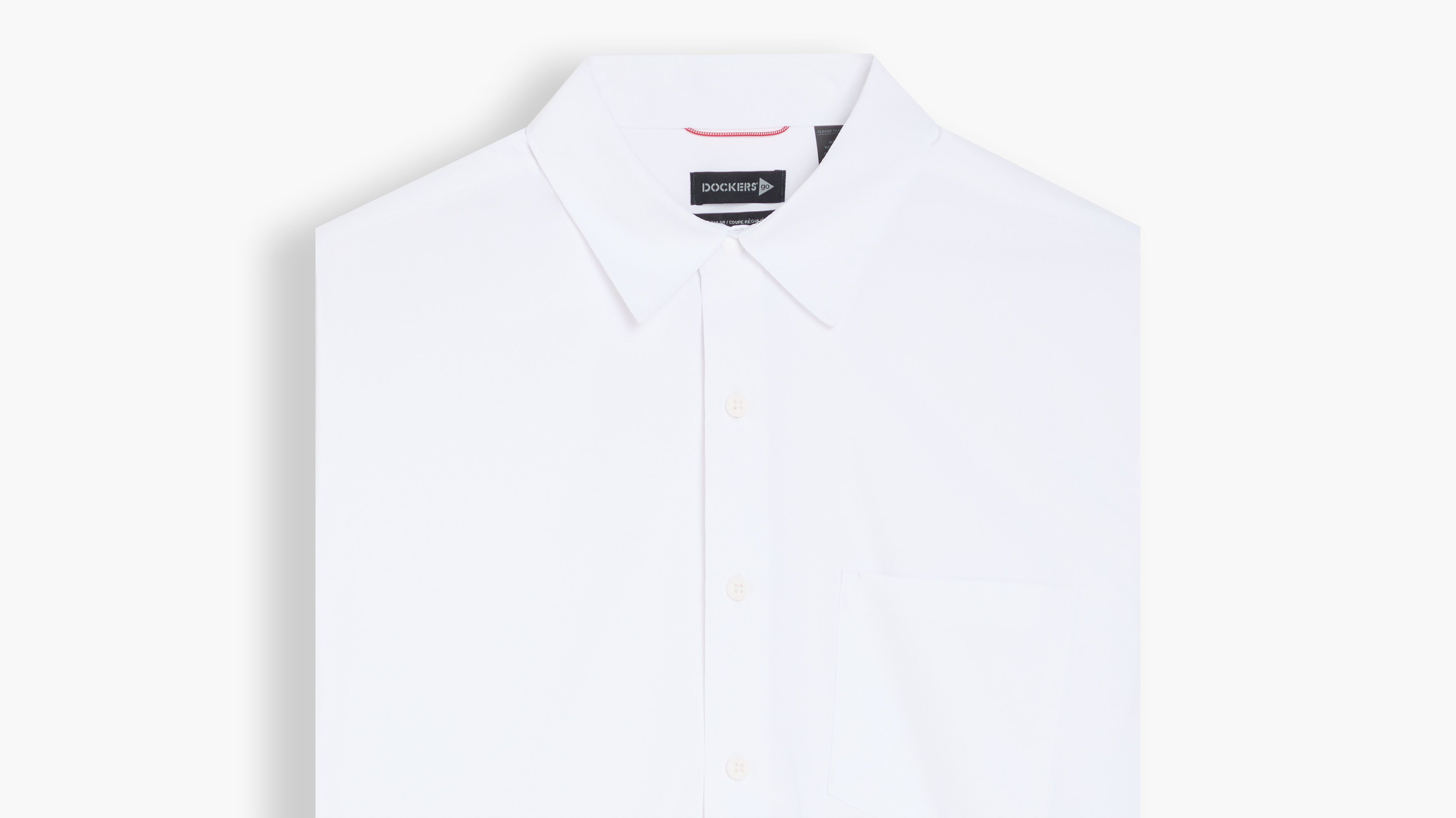Dockers Go Shirt Long Sleeve chemise blanche regular