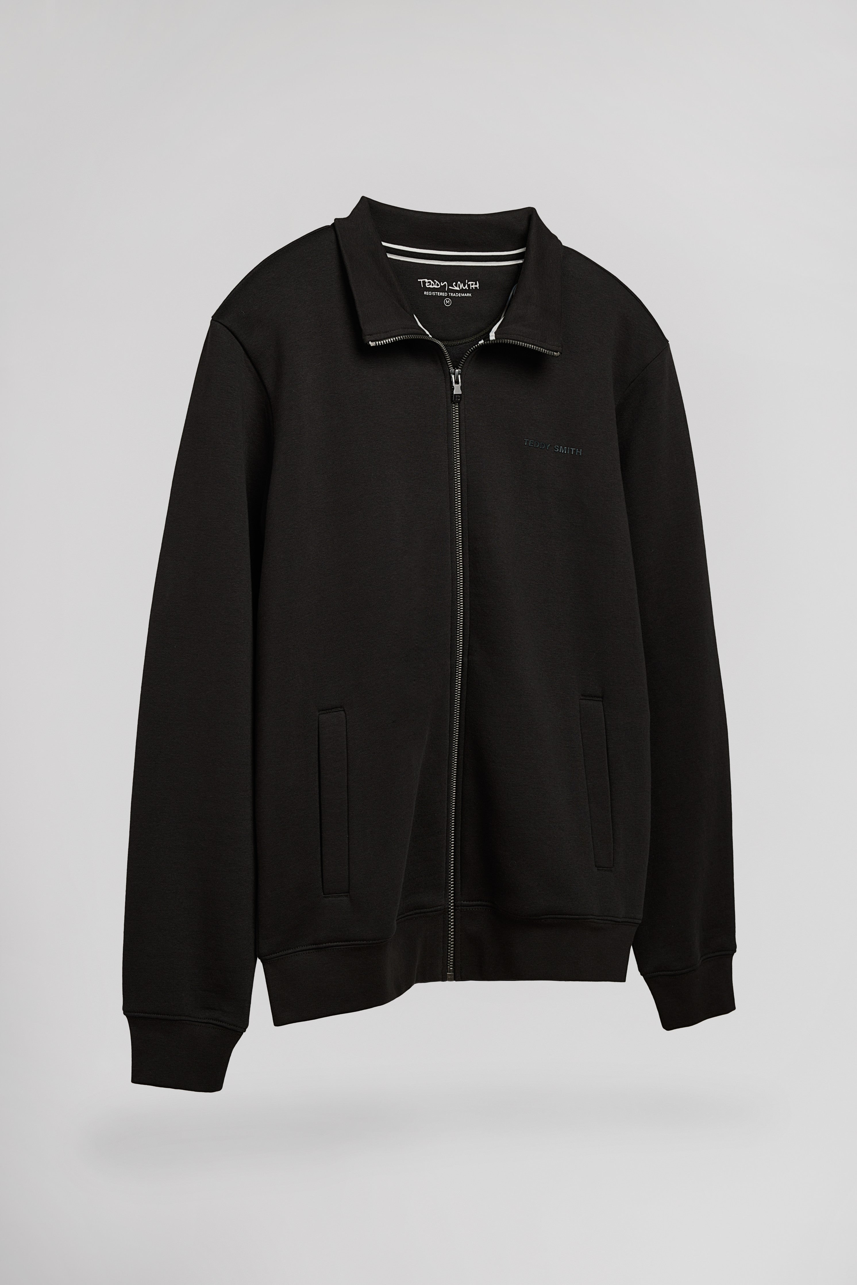 Teddy Smith G-Narkus Zip gilet sweat noir coton