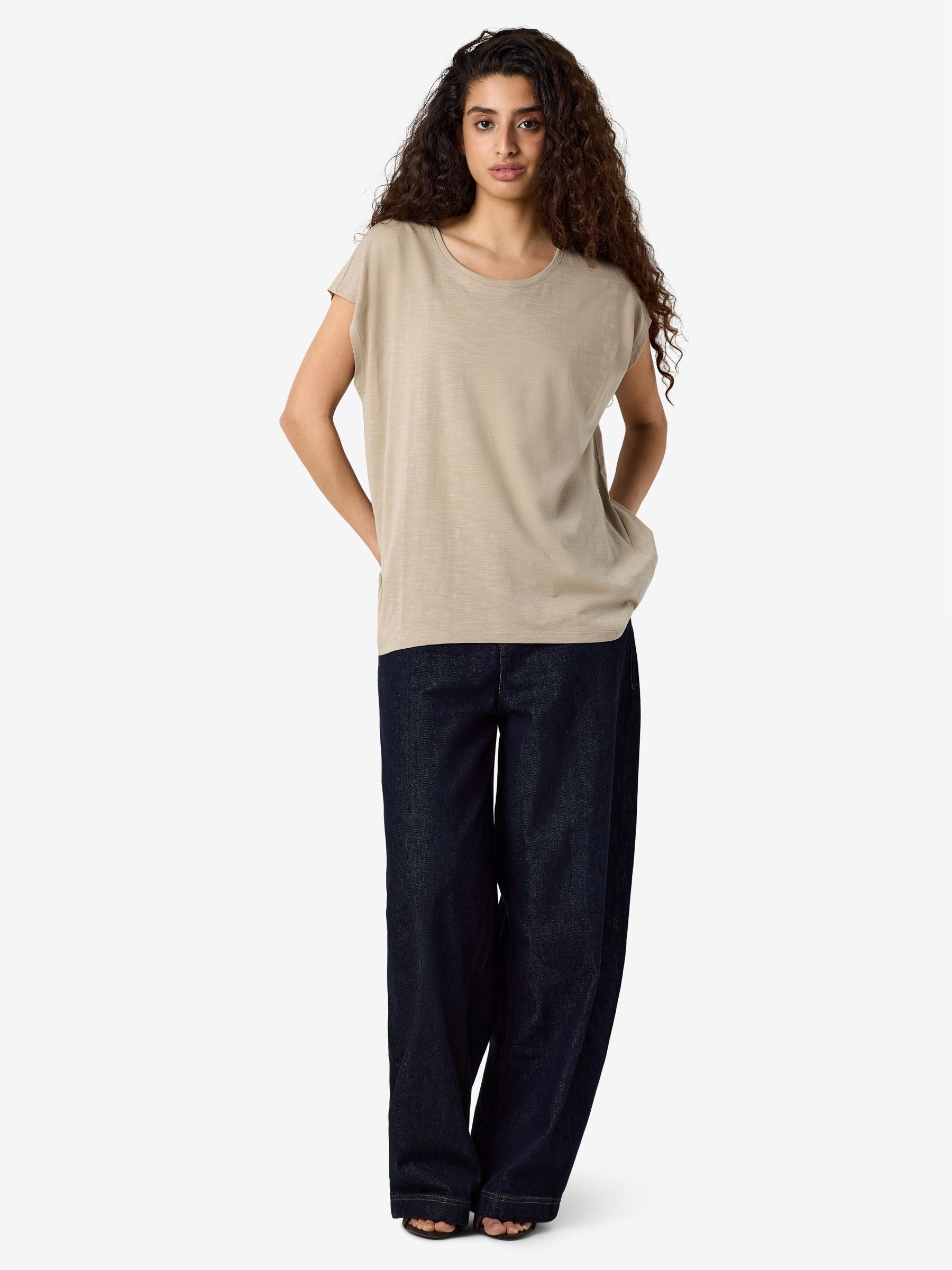 Noisy May Mathilde t-shirt oversize longline coton bio