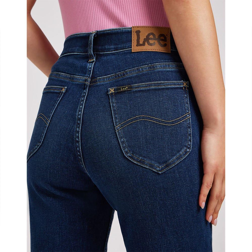 Lee jean femme 33W/33L taille haute coton