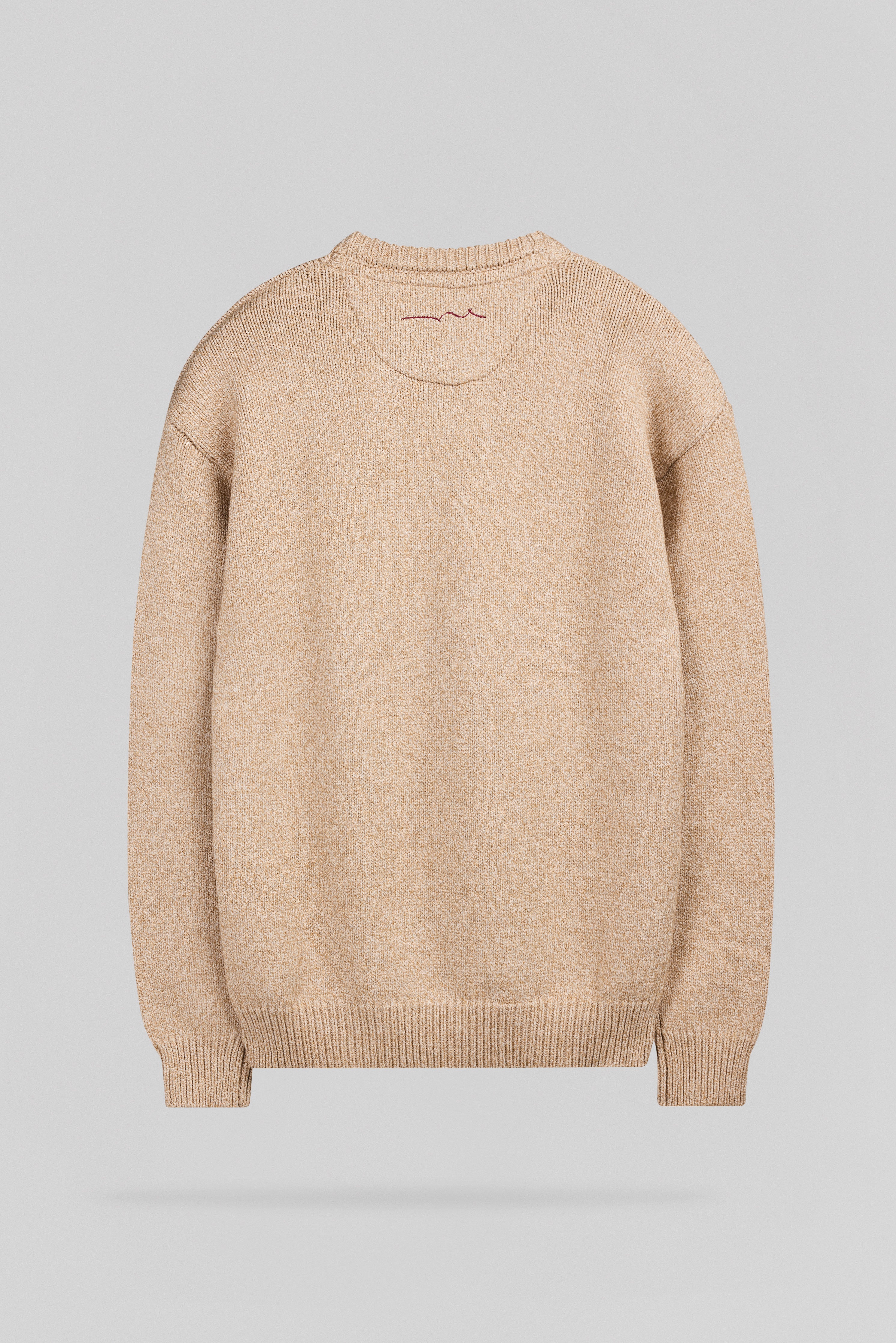Teddy Smith P-Loic pull beige col rond chiné