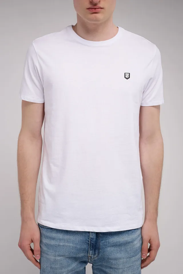 Teddy Smith T-Taho t-shirt blanc col rond homme