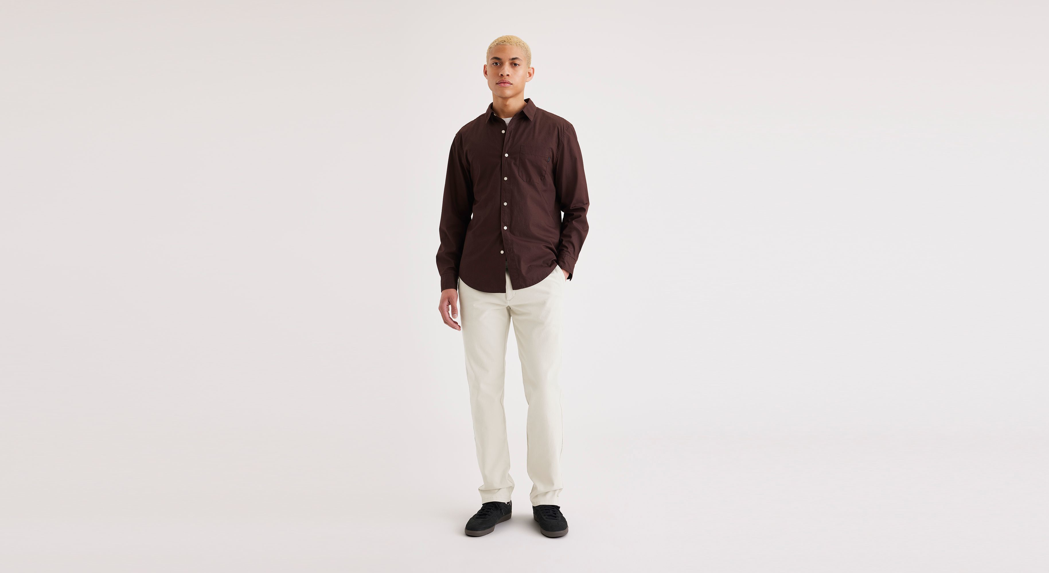 Dockers Ultimate Slim Fit chino kaki Sahara stretch
