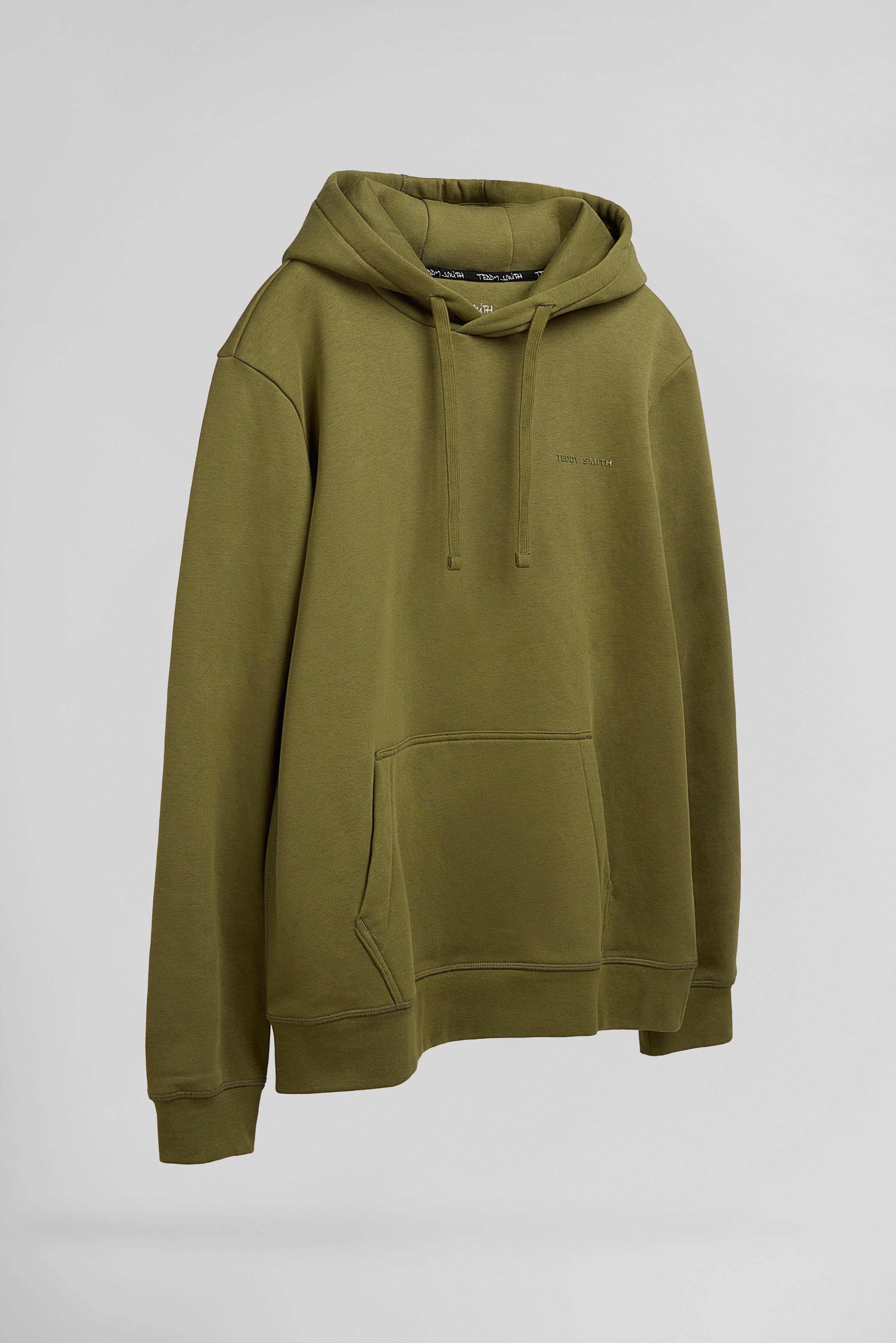 Teddy Smith S-Nark Hoody sweat capuche olive molleton